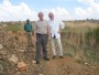 Thaba-Bosiu (Lesotho), October 2009.  Andre' Douette (left) and Roberto Zavatta visiting Lesotho's royal graves.